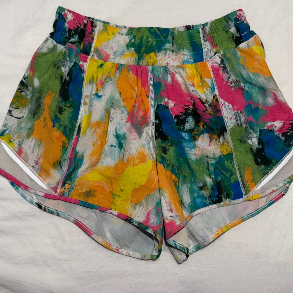 Lululemon Athletica Multicolor Abstract Shorts